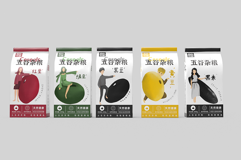 五谷雜糧包裝設(shè)計是怎么樣設(shè)計？